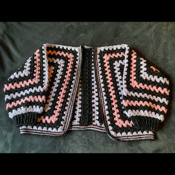 Crocheted pastel goth